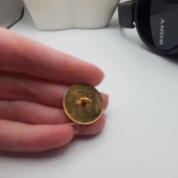 Antique calligraphy button - Picture 3 of 3